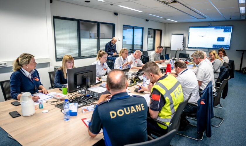 Operationeel Team tijdens de oefening LIVEX 2024