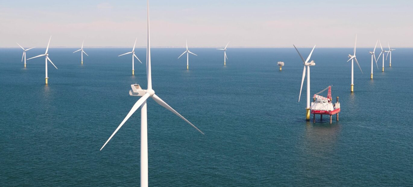 Windpark op de Noordzee