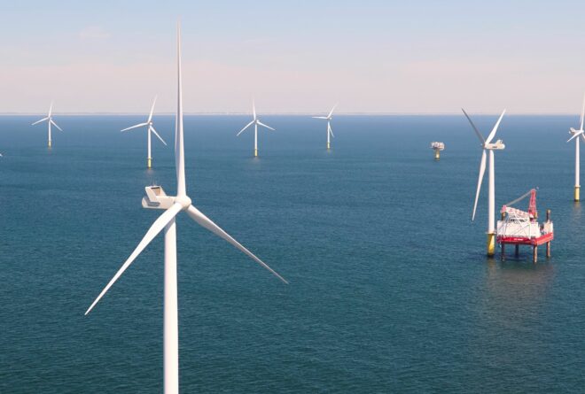 Windpark op de Noordzee