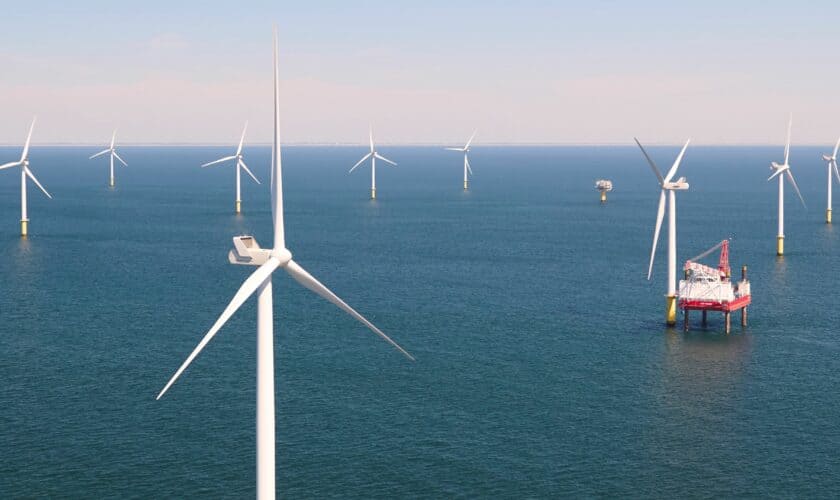 Windpark op de Noordzee
