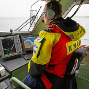 Communicatie aan boord reddingboot