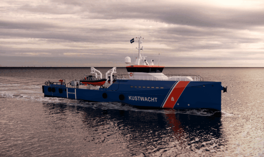 Impressie patrouilleschip Enforcer